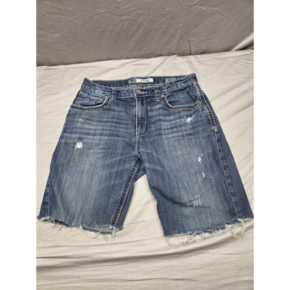 BKE Tyler cutoff denim western 32S destroyed jean shorts
